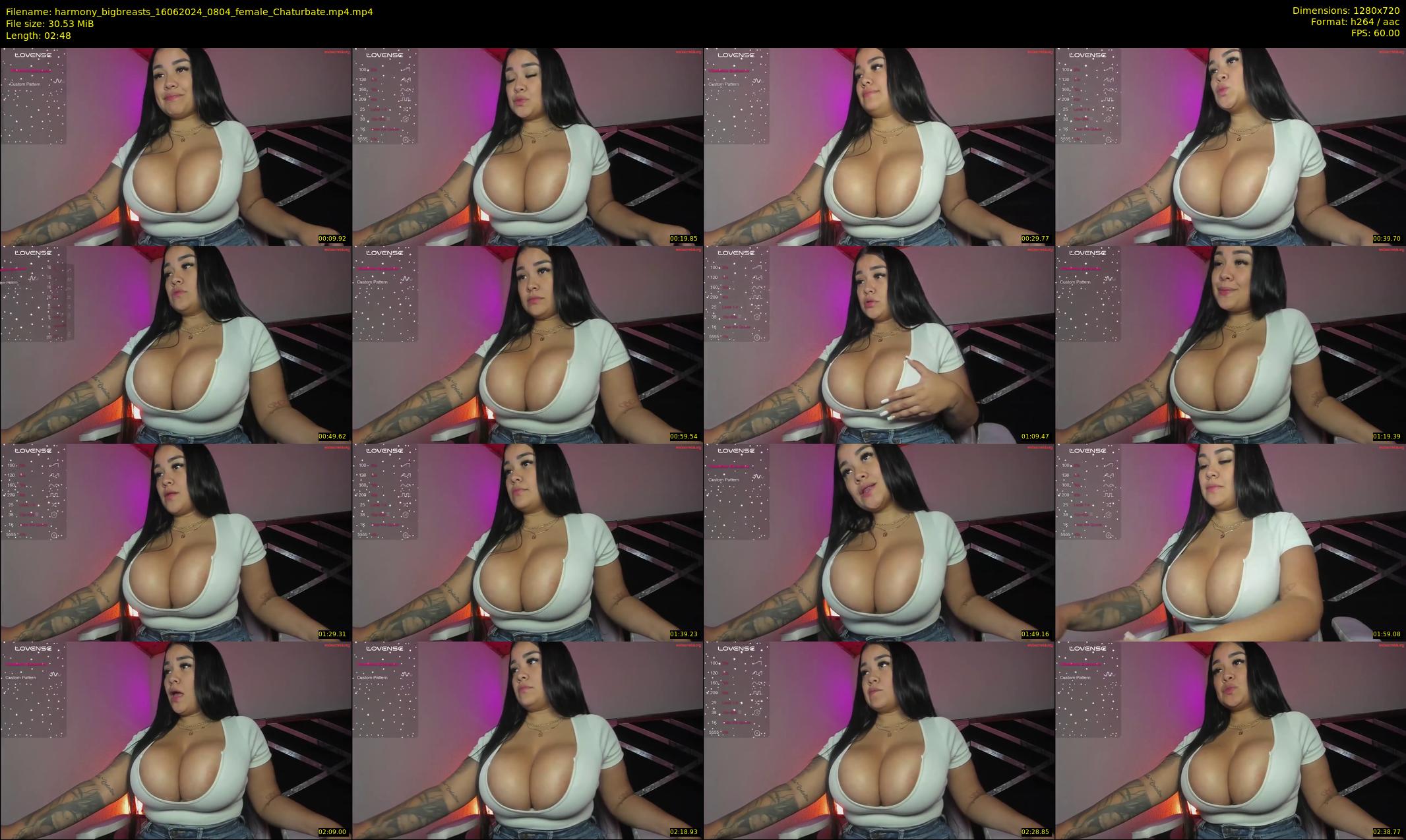 harmony_bigbreasts — 3 minute Chaturbate female cam show recording, 720p, Jun 16, 2024