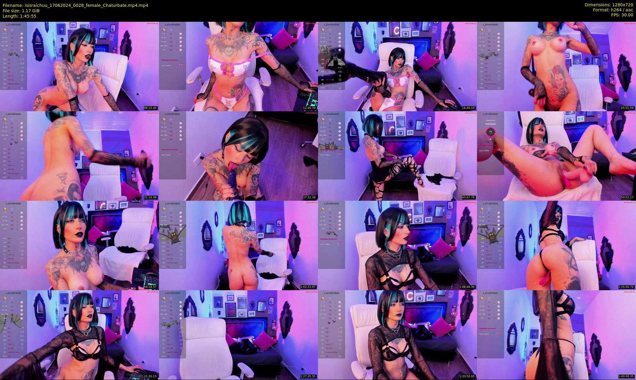 isisraichuu — 106 minute Chaturbate female cam show recording, 720p, Jun 17, 2024