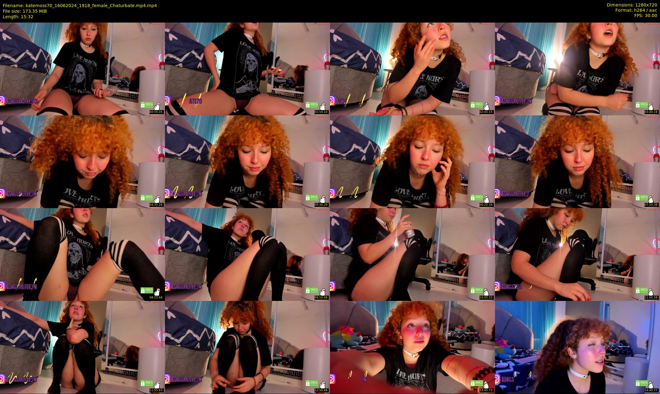 katemoss70 — 16 minute Chaturbate female cam show recording, 720p, Jun 16, 2024