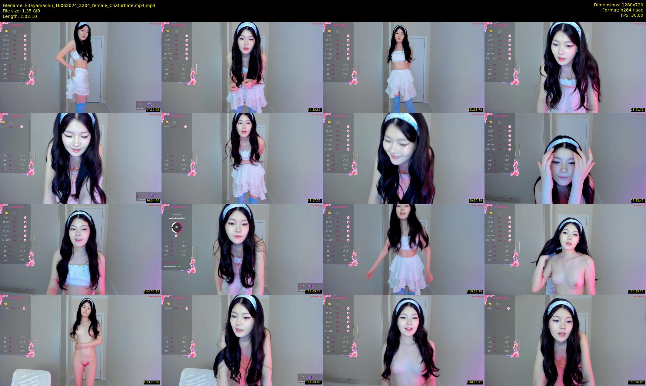 kitayamachu — 123 minute Chaturbate female cam show recording, 720p, Jun 16, 2024