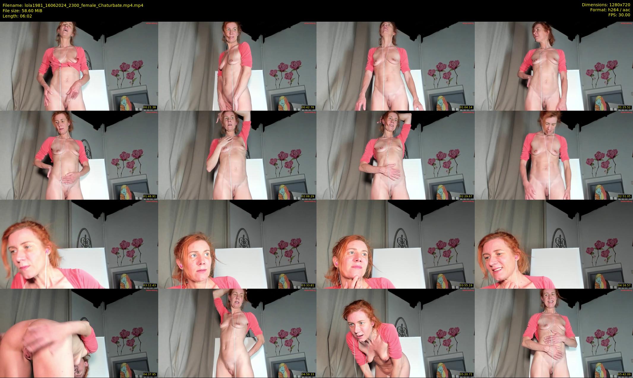 lola1981 — 7 minute Chaturbate female cam show recording, 720p, Jun 16, 2024