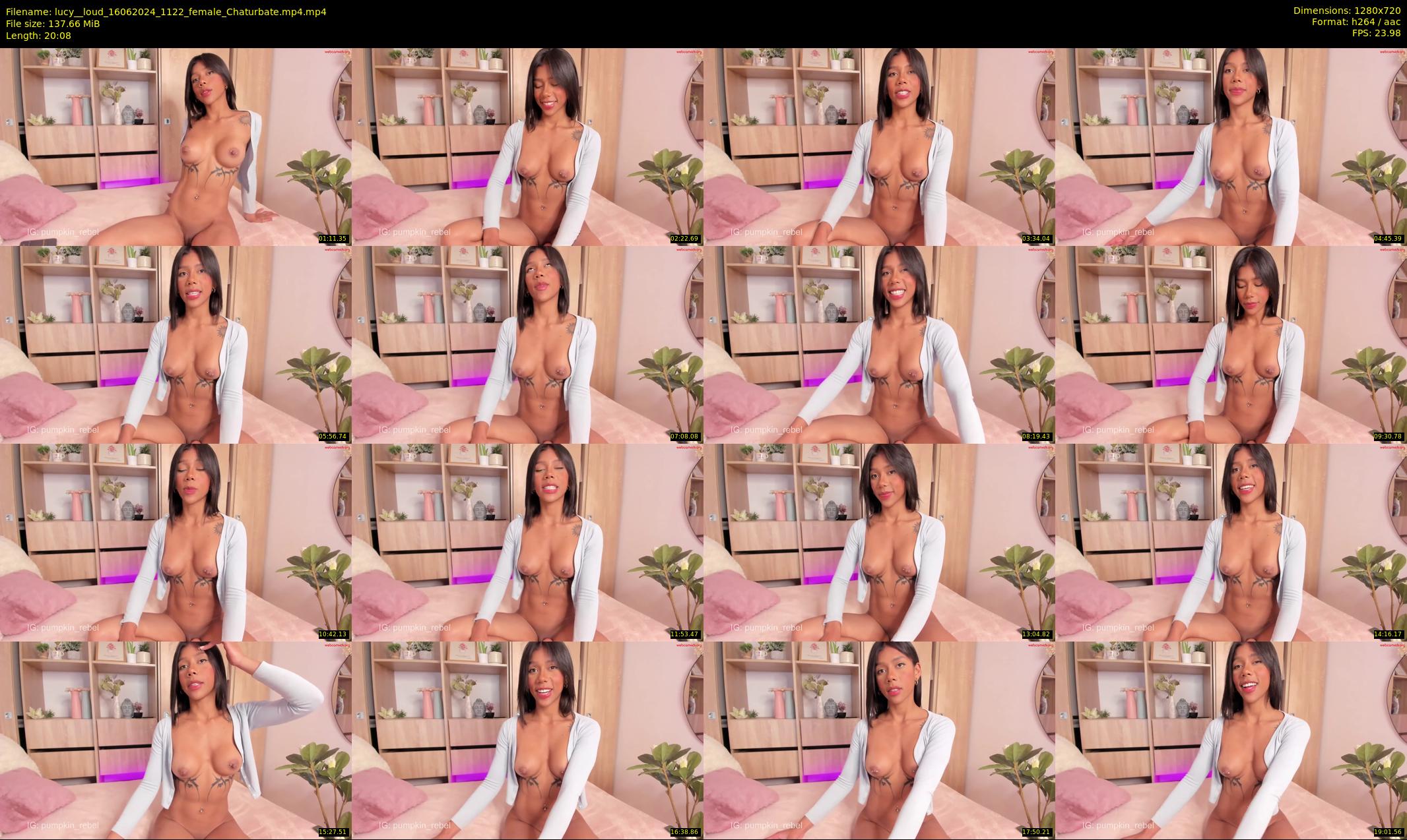 lucy__loud — 21 minute Chaturbate female cam show recording, 720p, Jun 16, 2024