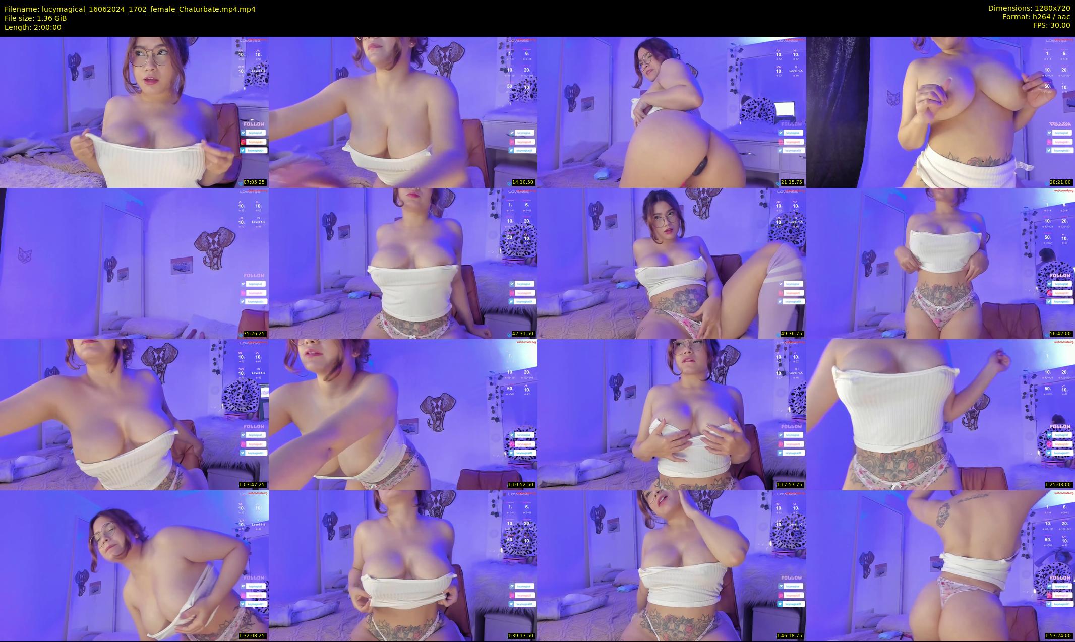 lucymagical — 120 minute Chaturbate female cam show recording, 720p, Jun 16, 2024