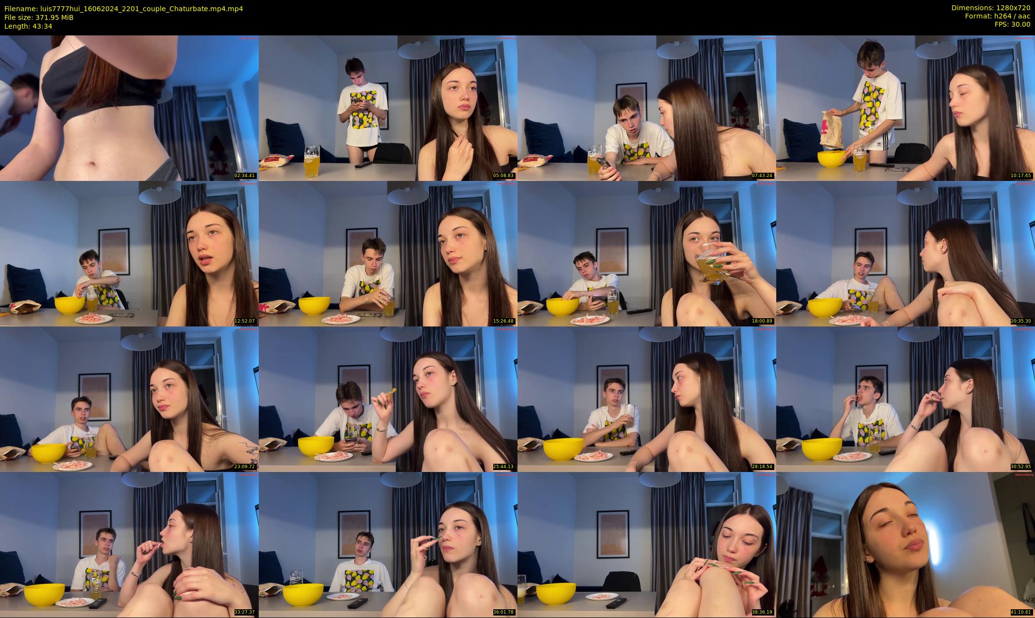 luis7777hui — 44 minute Chaturbate couple cam show recording, 720p, Jun 16, 2024