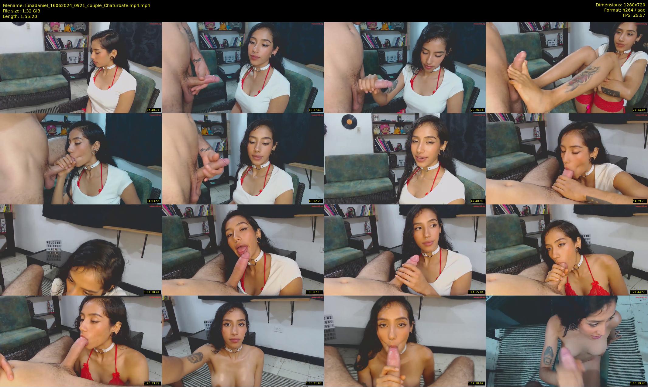 lunadaniel — 116 minute Chaturbate couple cam show recording, 720p, Jun 16, 2024