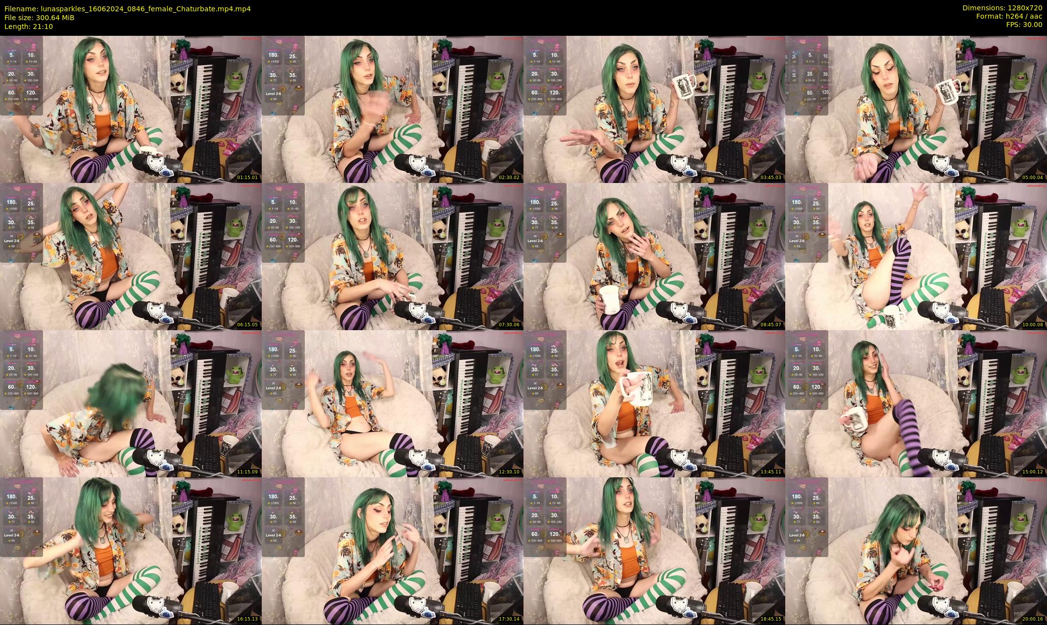 lunasparkles — 22 minute Chaturbate female cam show recording, 720p, Jun 16, 2024