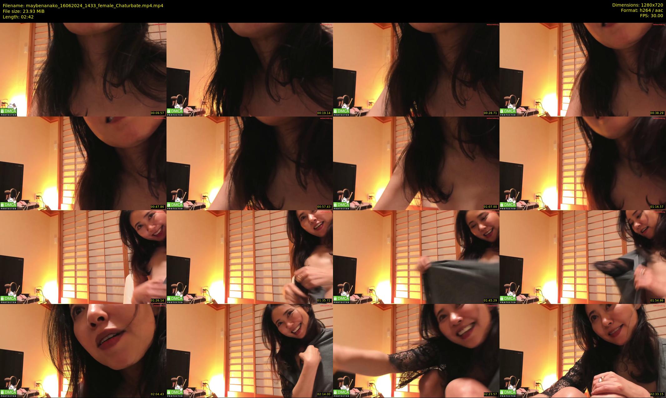 maybenanako — 3 minute Chaturbate female cam show recording, 720p, Jun 16, 2024