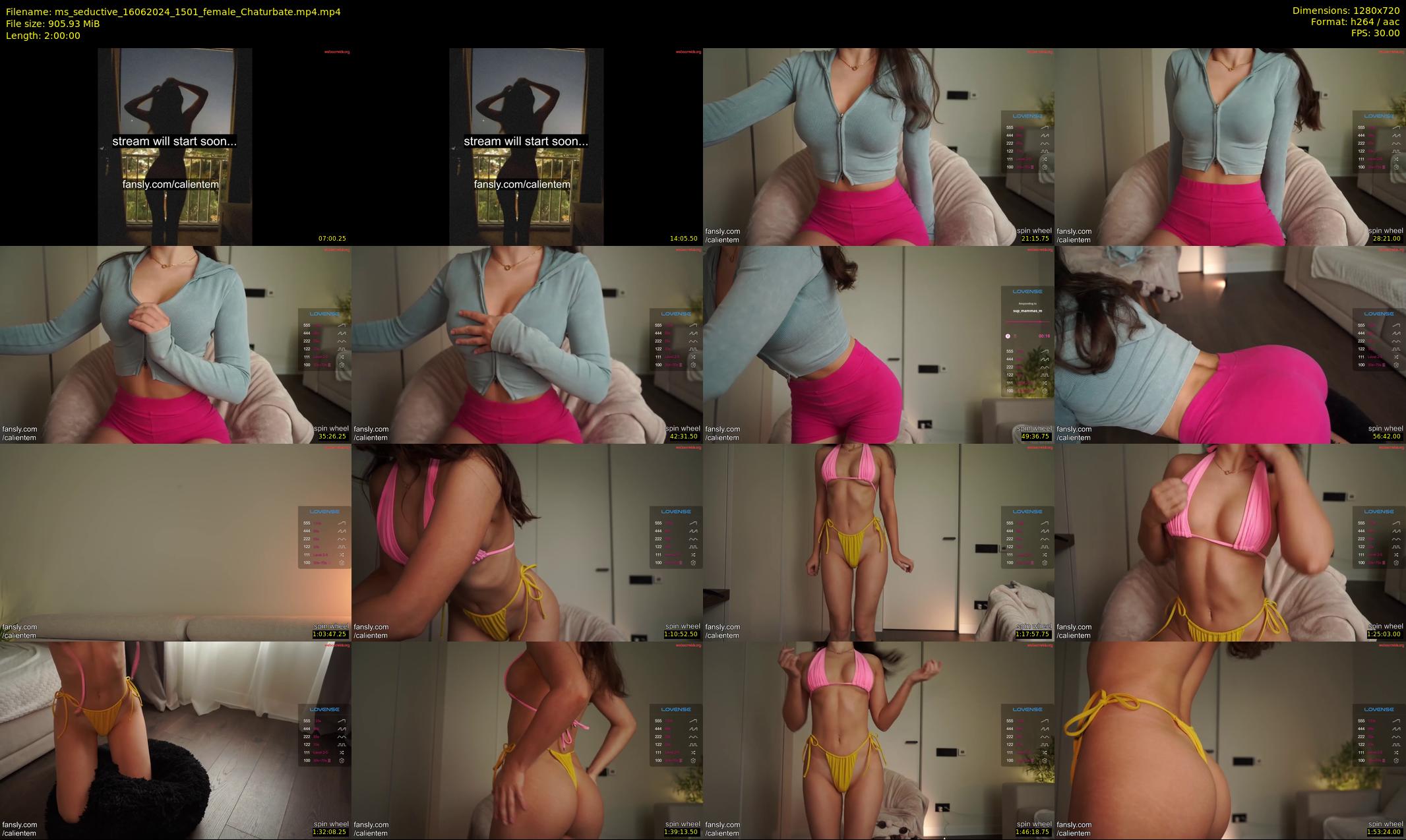 ms_seductive — 120 minute Chaturbate female cam show recording, 720p, Jun 16, 2024