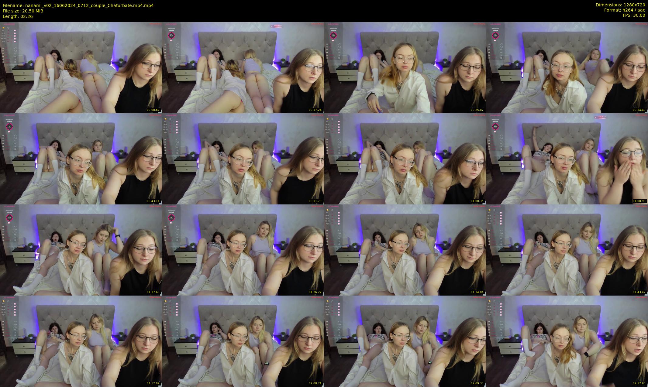 nanami_v02 — 3 minute Chaturbate couple cam show recording, 720p, Jun 16, 2024