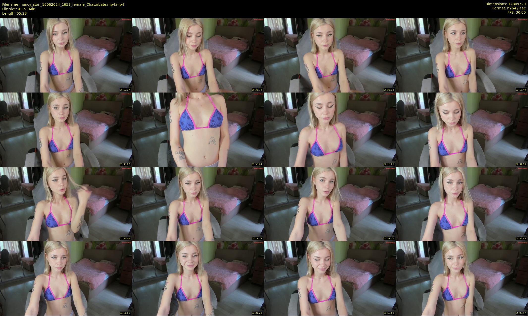 nancy_ston — 6 minute Chaturbate female cam show recording, 720p, Jun 16, 2024
