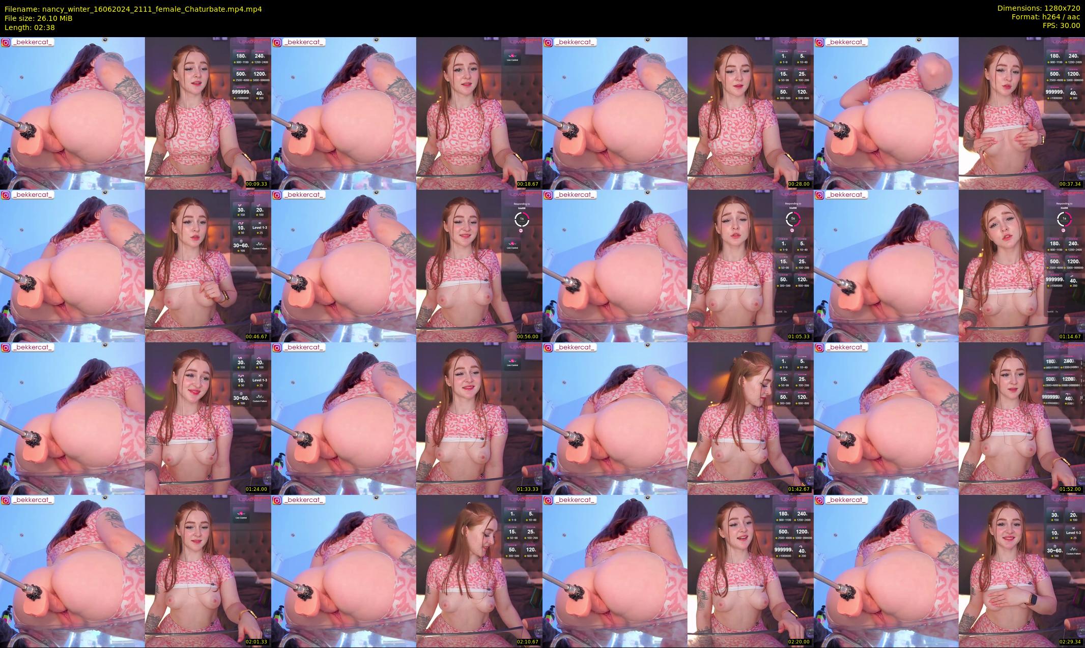 nancy_winter — 3 minute Chaturbate female cam show recording, 720p, Jun 16, 2024