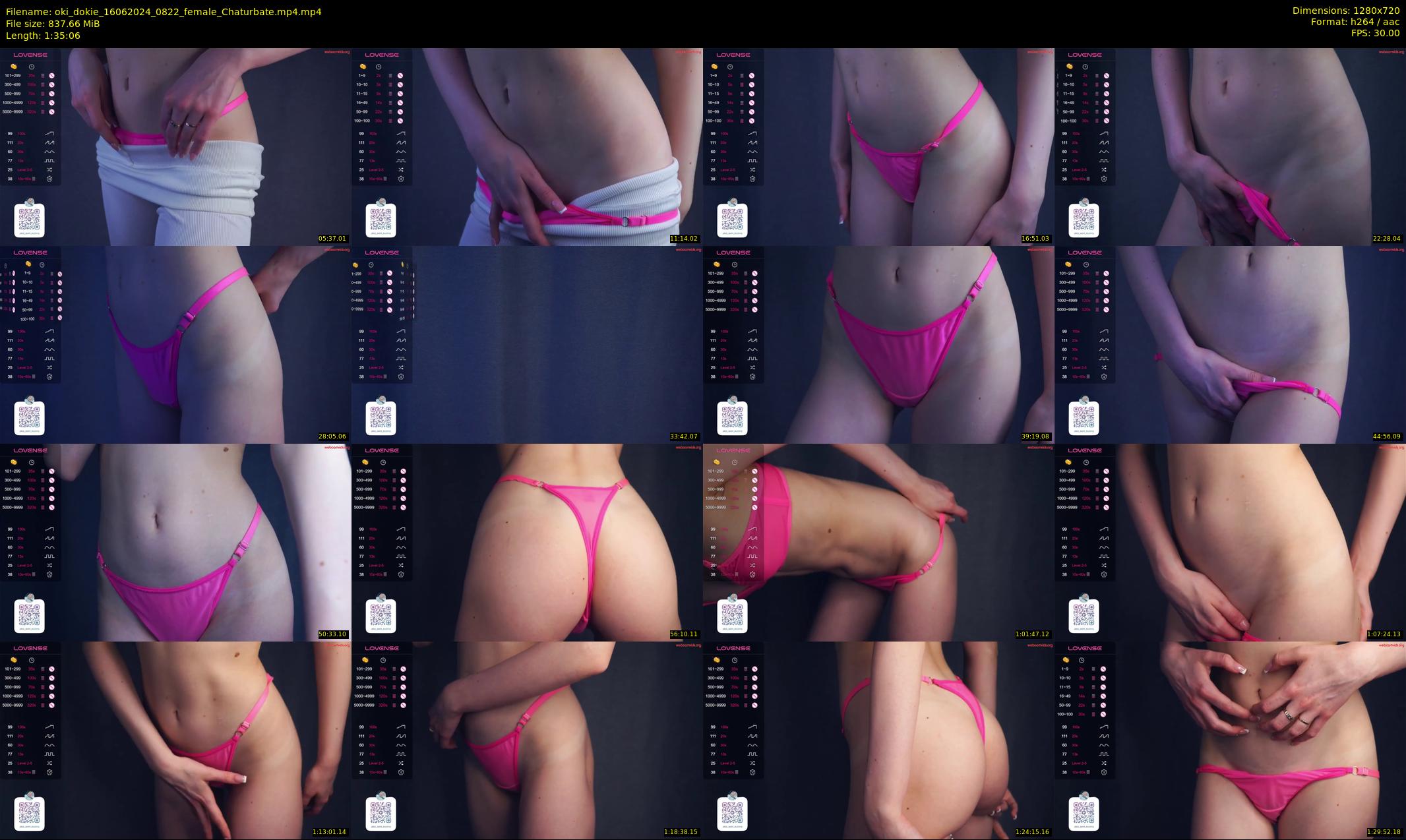 oki_dokie — 96 minute Chaturbate female cam show recording, 720p, Jun 16, 2024