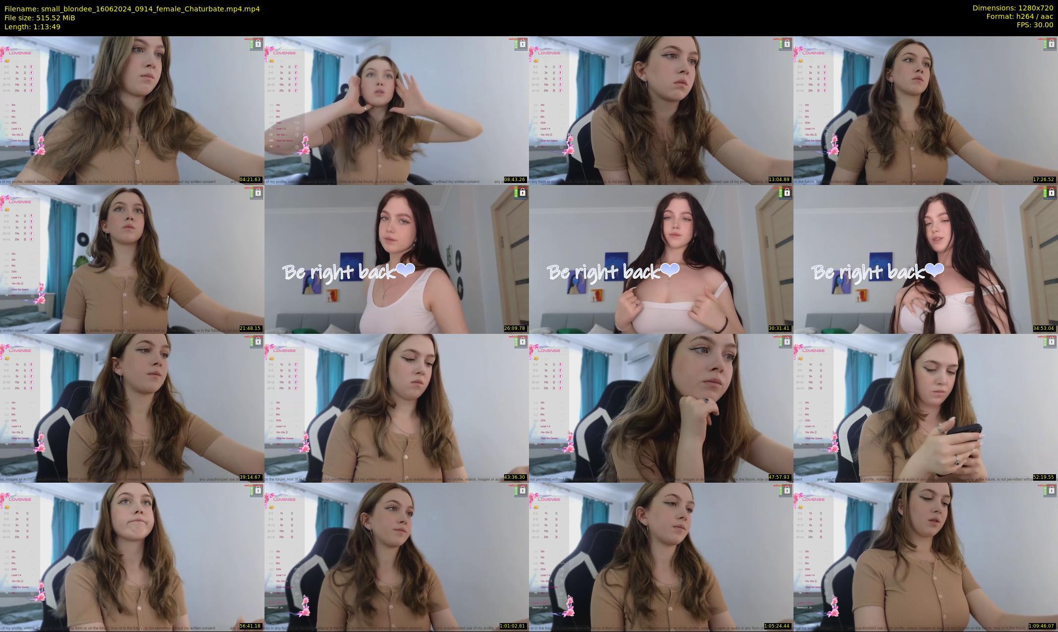 small_blondee — 74 minute Chaturbate female cam show recording, 720p, Jun 16, 2024