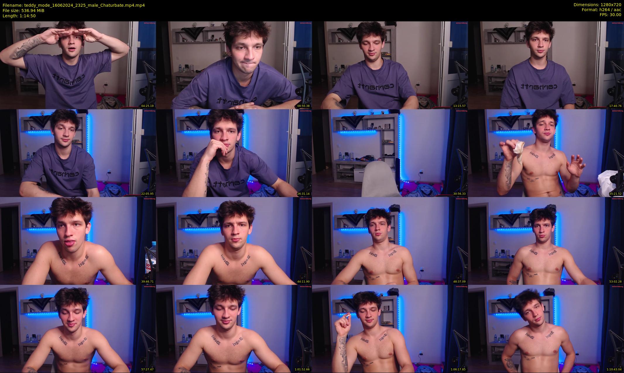 teddy_mode — 75 minute Chaturbate couple cam show recording, 720p, Jun 16, 2024