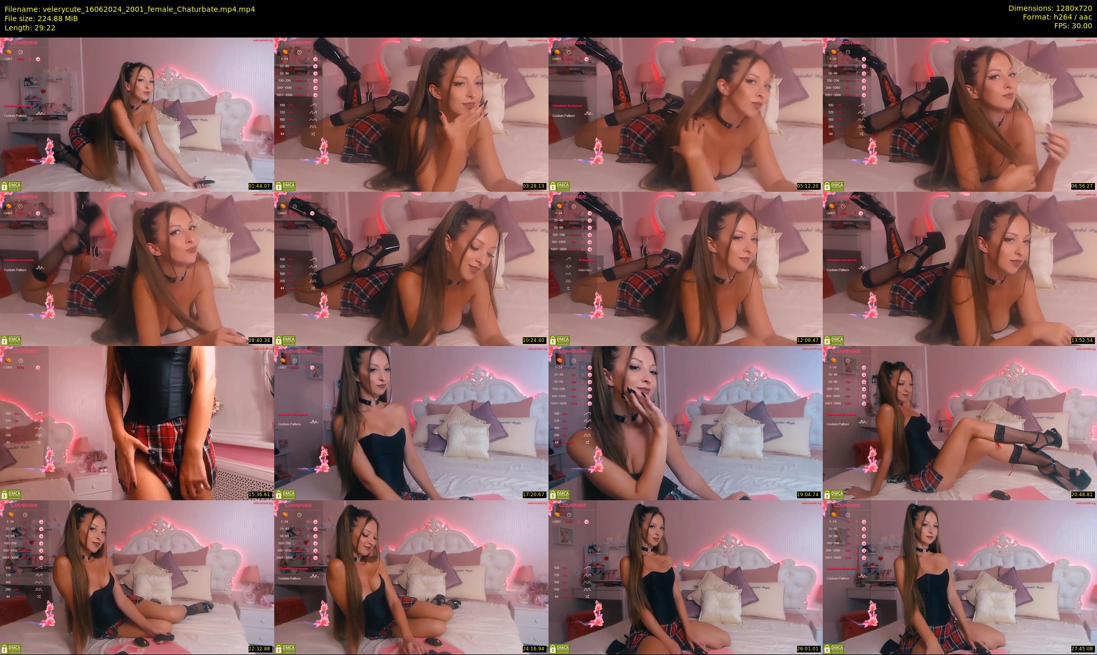 velerycute — 30 minute Chaturbate female cam show recording, 720p, Jun 16, 2024