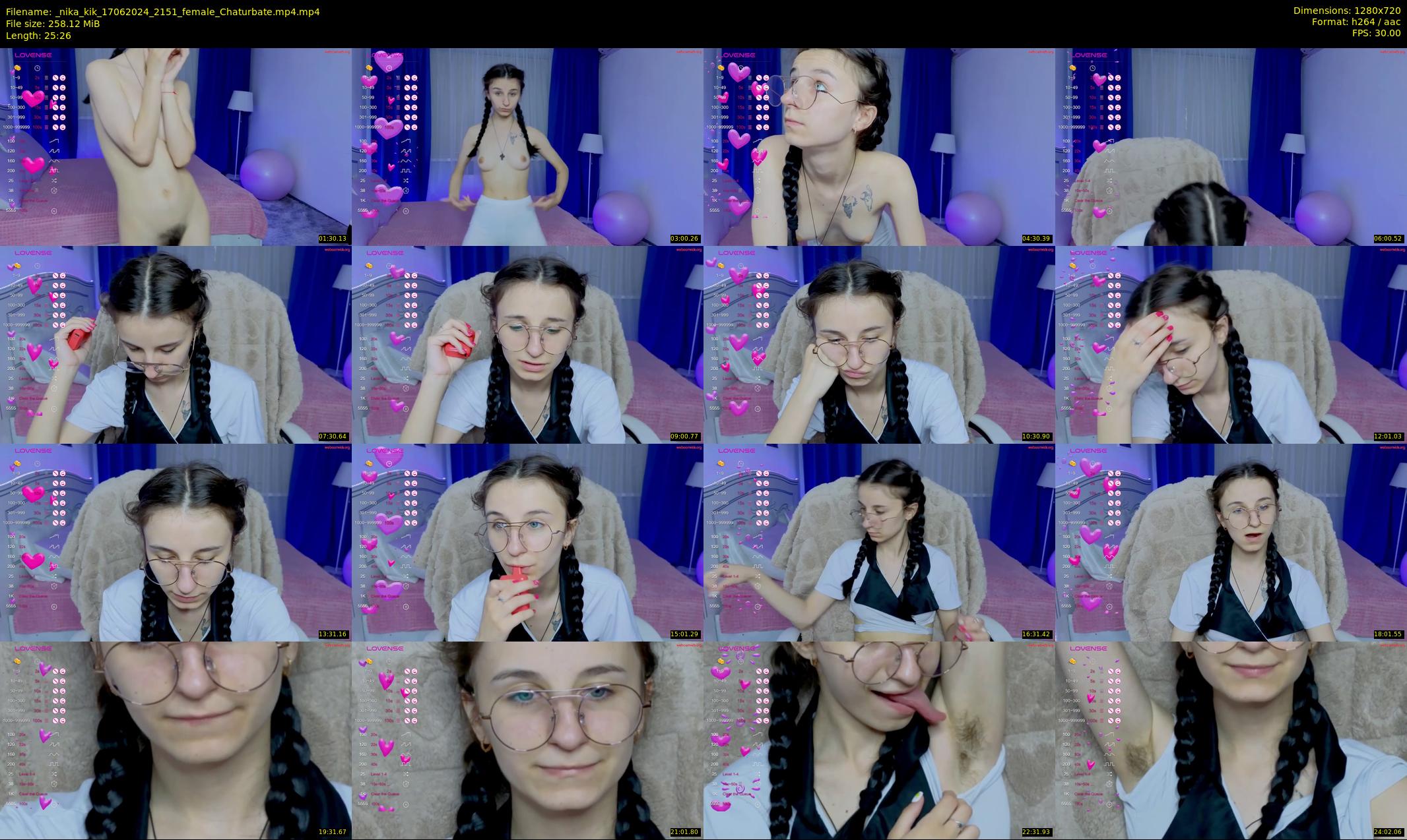 _nika_kik — 26 minute Chaturbate female cam show recording, 720p, Jun 17, 2024