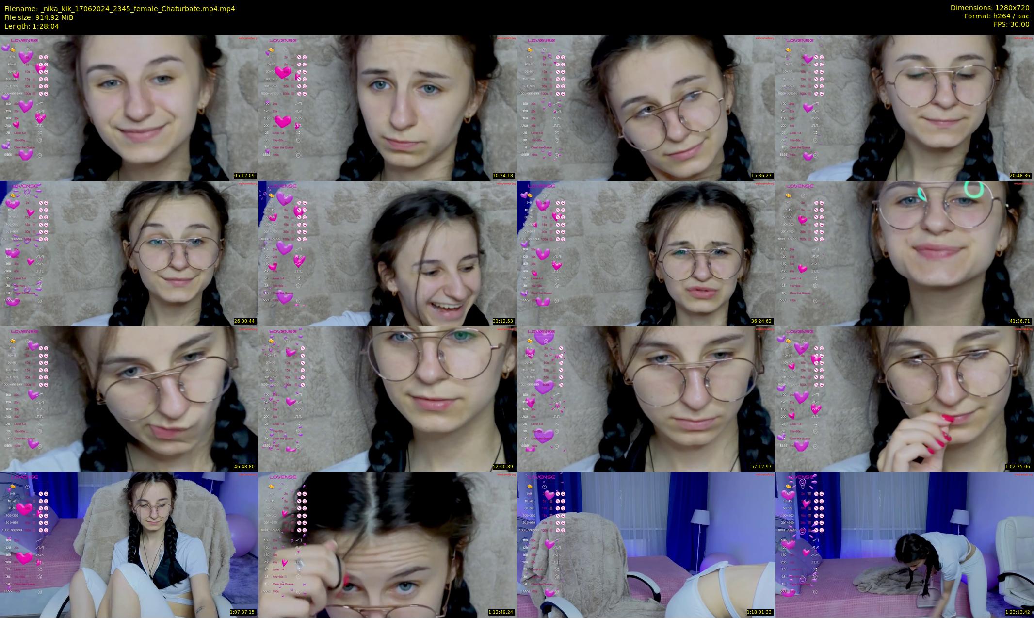 _nika_kik — 89 minute Chaturbate female cam show recording, 720p, Jun 17, 2024