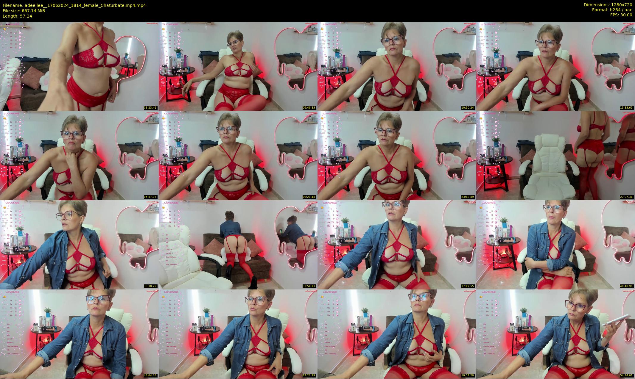 adeellee_ — 58 minute Chaturbate female cam show recording, 720p, Jun 17, 2024