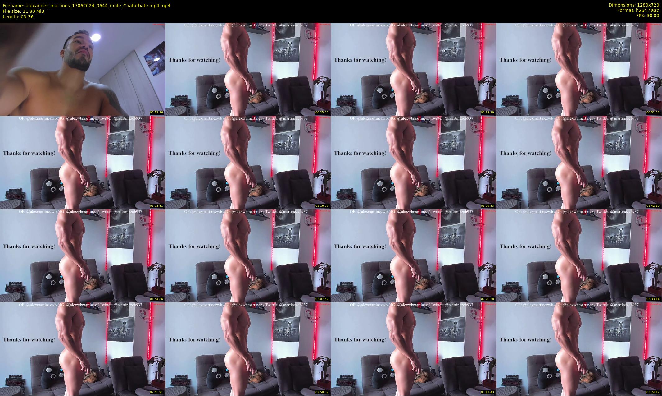 alexander_martines — 4 minute Chaturbate male cam show recording, 720p, Jun 17, 2024