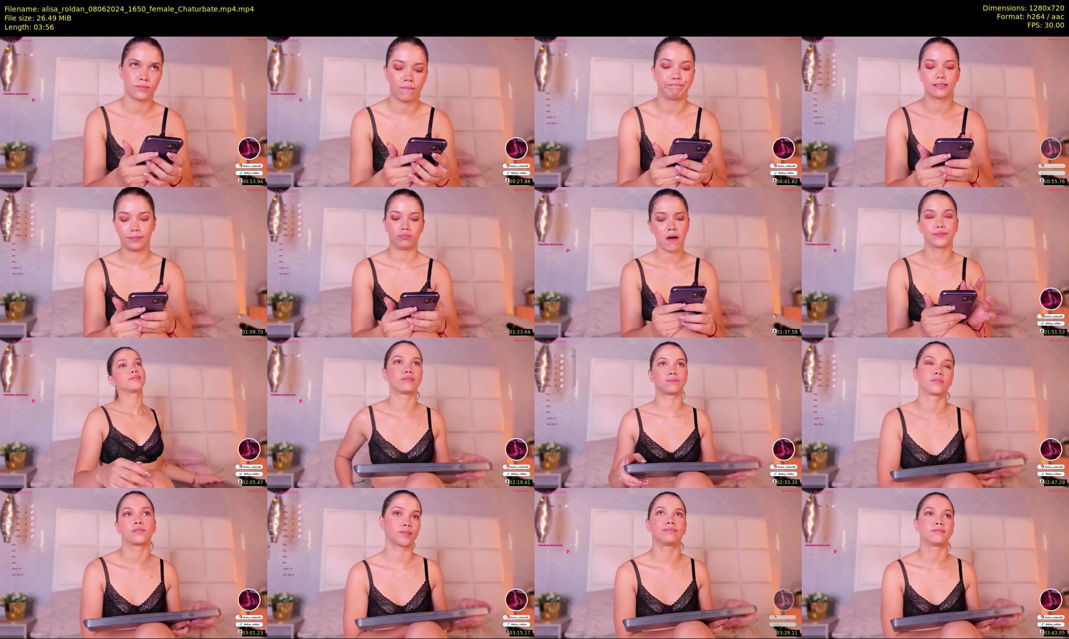 alisa_roldan — 4 minute Chaturbate female cam show recording, 720p, Jun 8, 2024