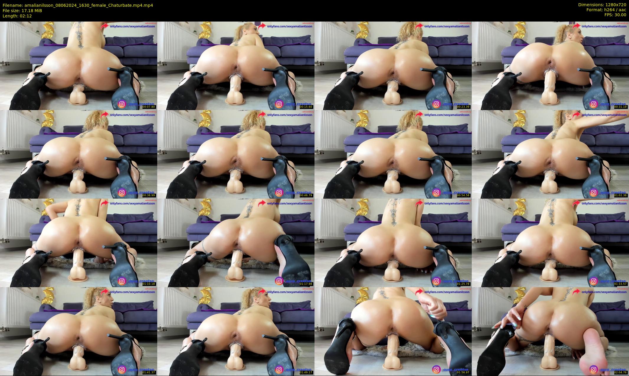 amalianilsson — 3 minute Chaturbate female cam show recording, 720p, Jun 8, 2024