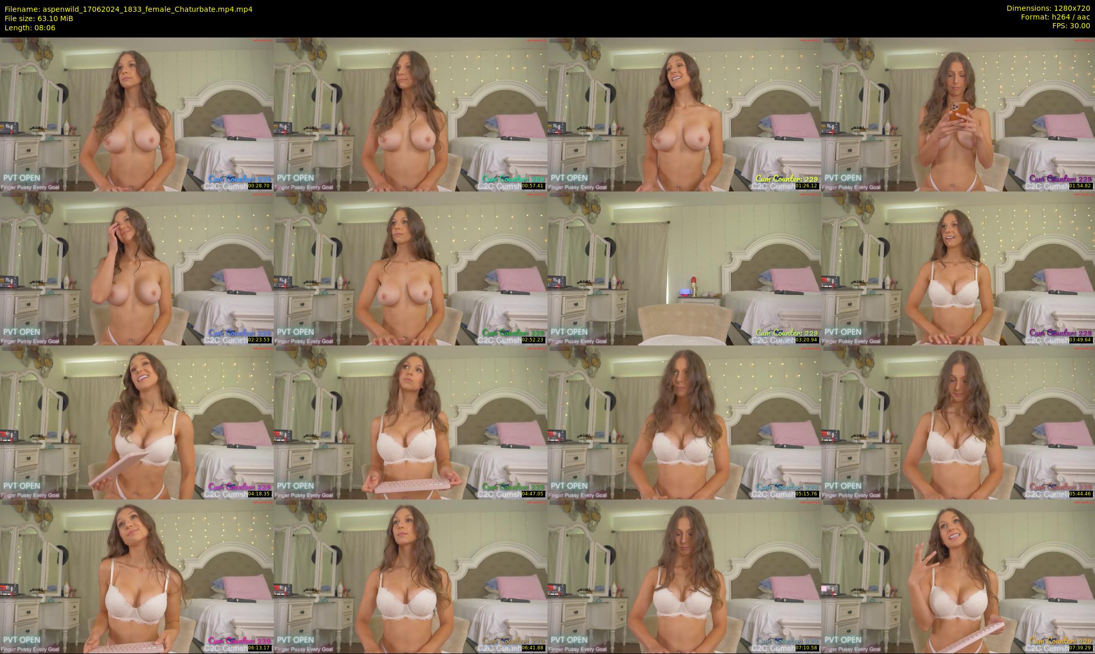 aspenwild — 9 minute Chaturbate female cam show recording, 720p, Jun 17, 2024