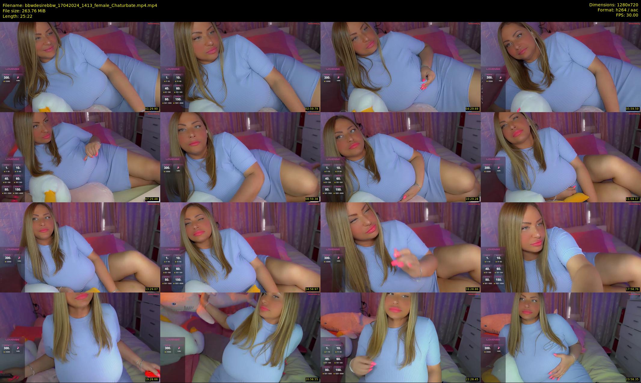 bbwdesirebbw — 26 minute Chaturbate female cam show recording, 720p, Apr 17, 2024
