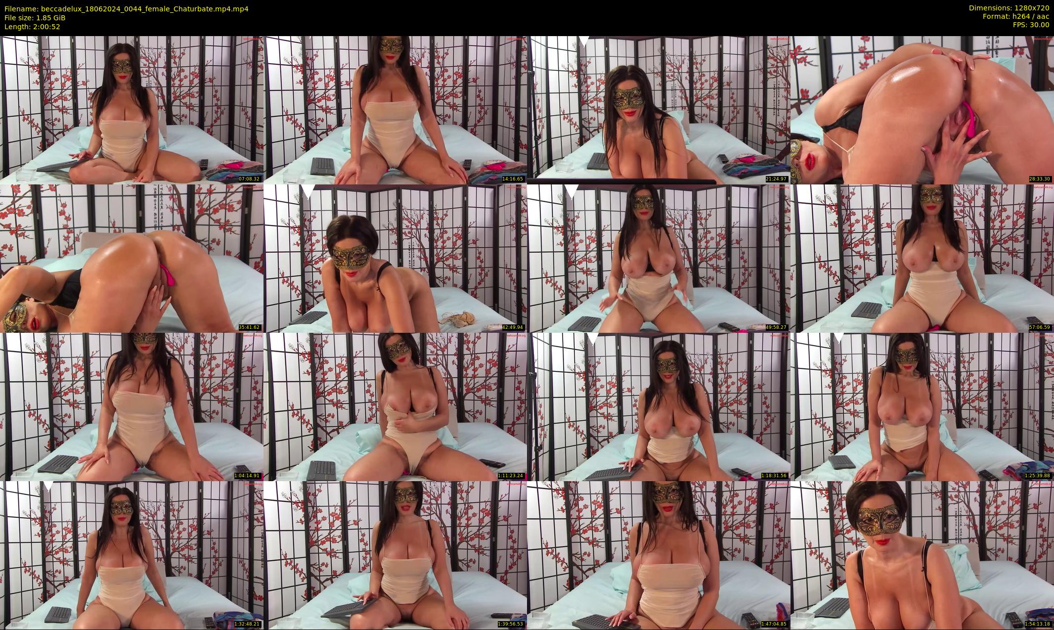 beccadelux — 121 minute Chaturbate female cam show recording, 720p, Jun 18, 2024