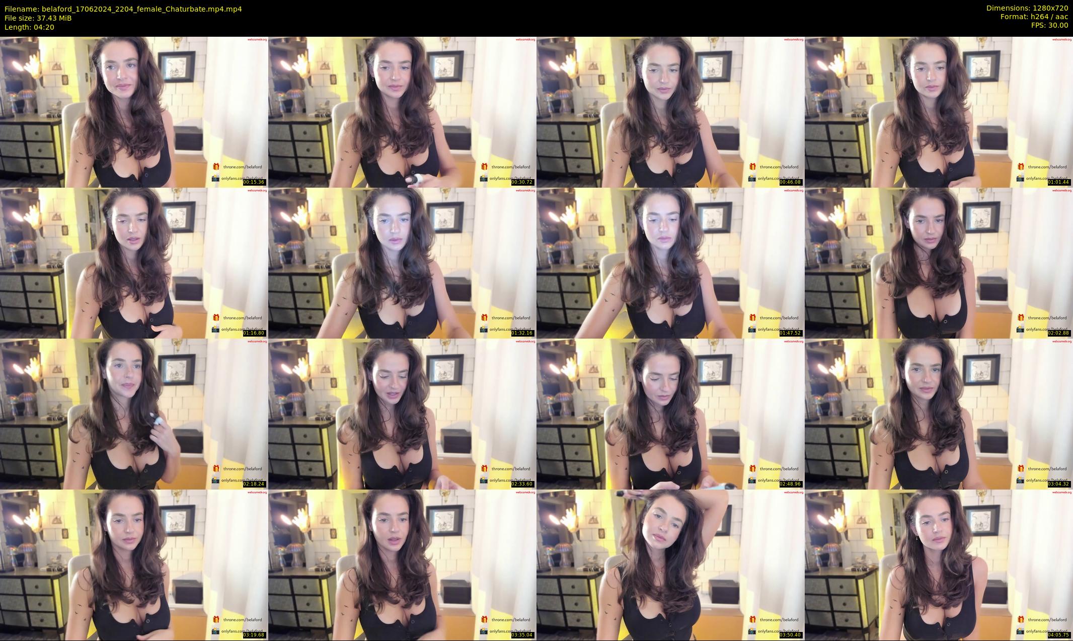 belaford — 5 minute Chaturbate female cam show recording, 720p, Jun 17, 2024