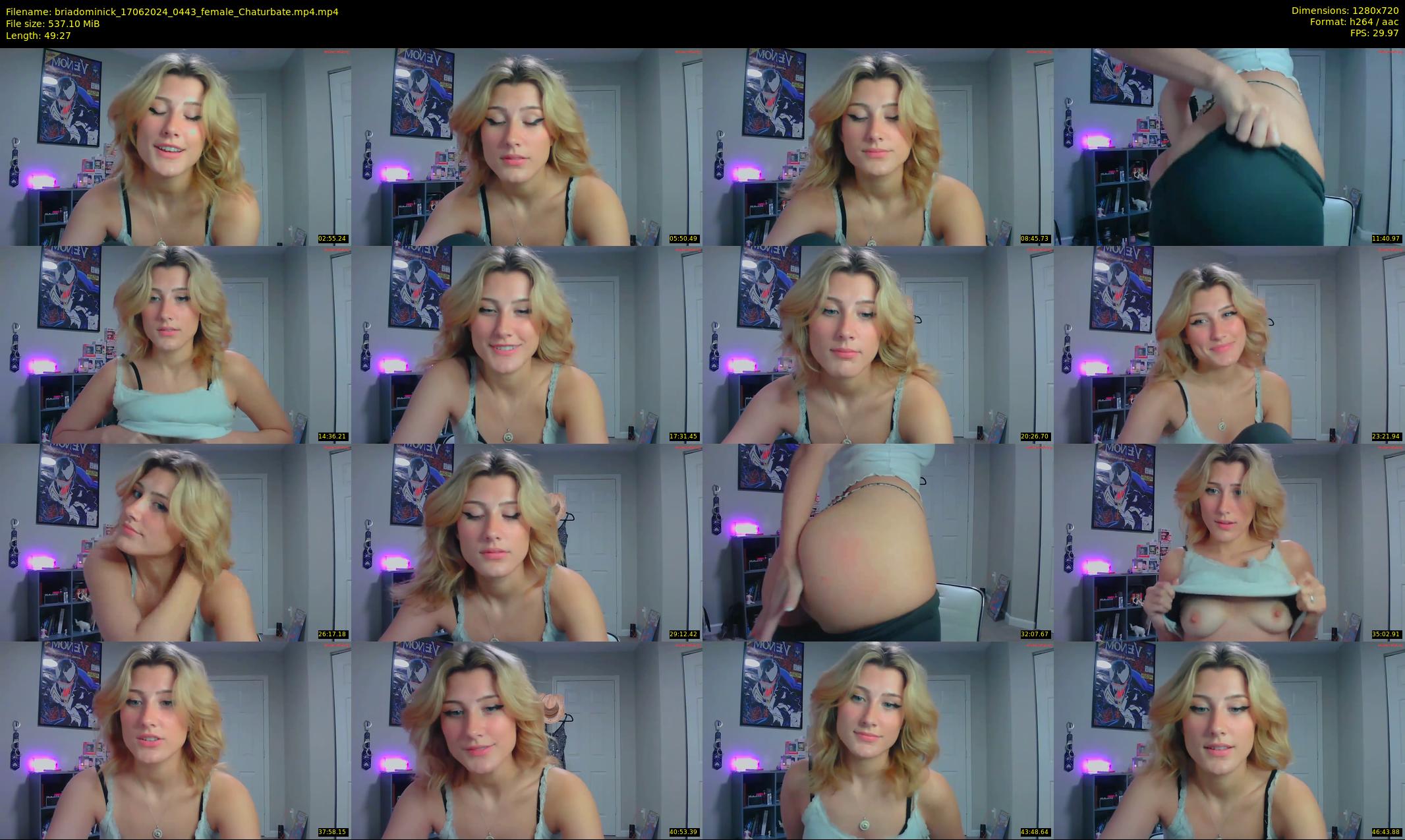 briadominick — 50 minute Chaturbate couple cam show recording, 720p, Jun 17, 2024