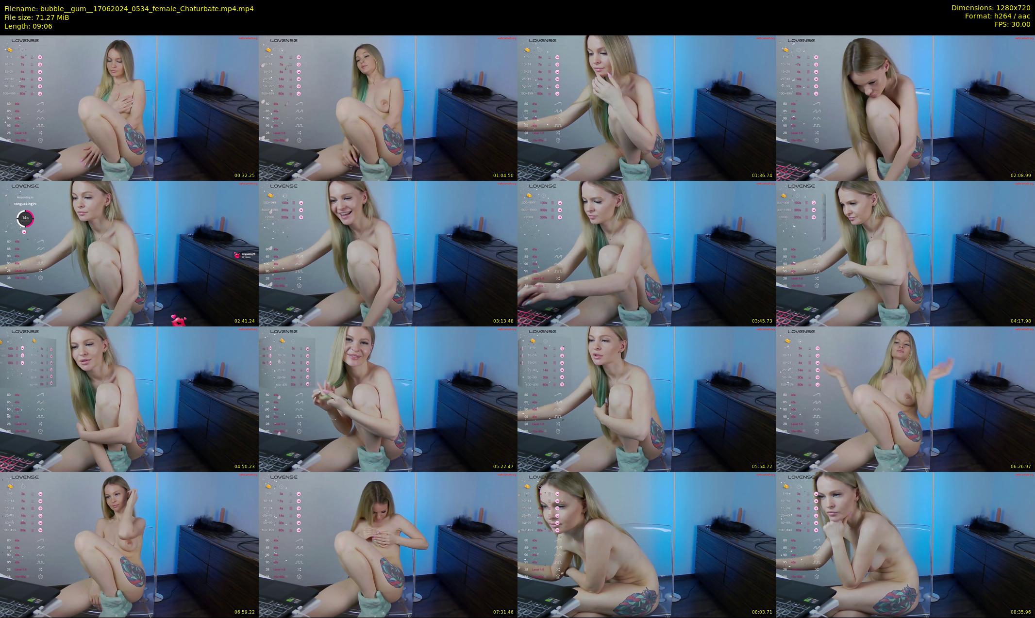bubble__gum_ — 10 minute Chaturbate female cam show recording, 720p, Jun 17, 2024