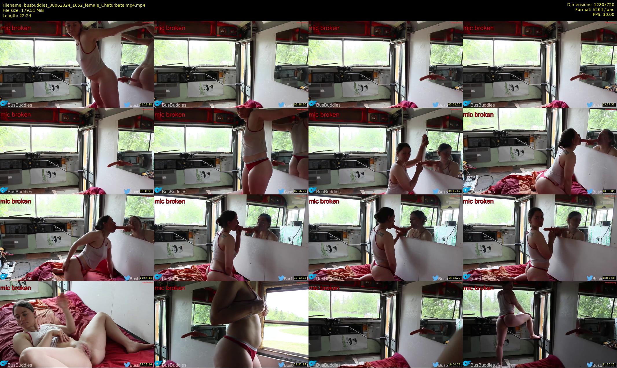 busbuddies — 23 minute Chaturbate couple cam show recording, 720p, Jun 8, 2024