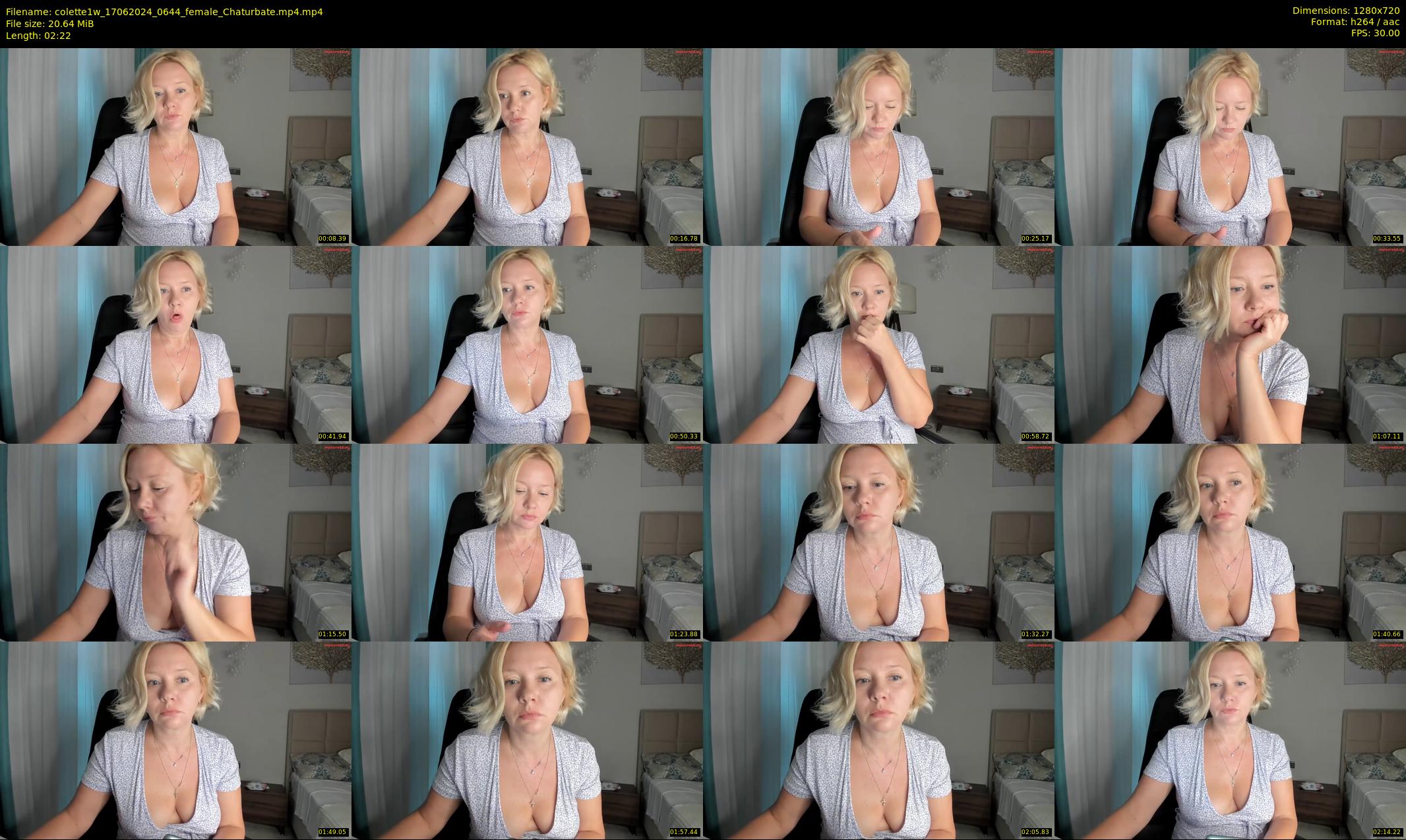 colette1w — 3 minute Chaturbate female cam show recording, 720p, Jun 17, 2024