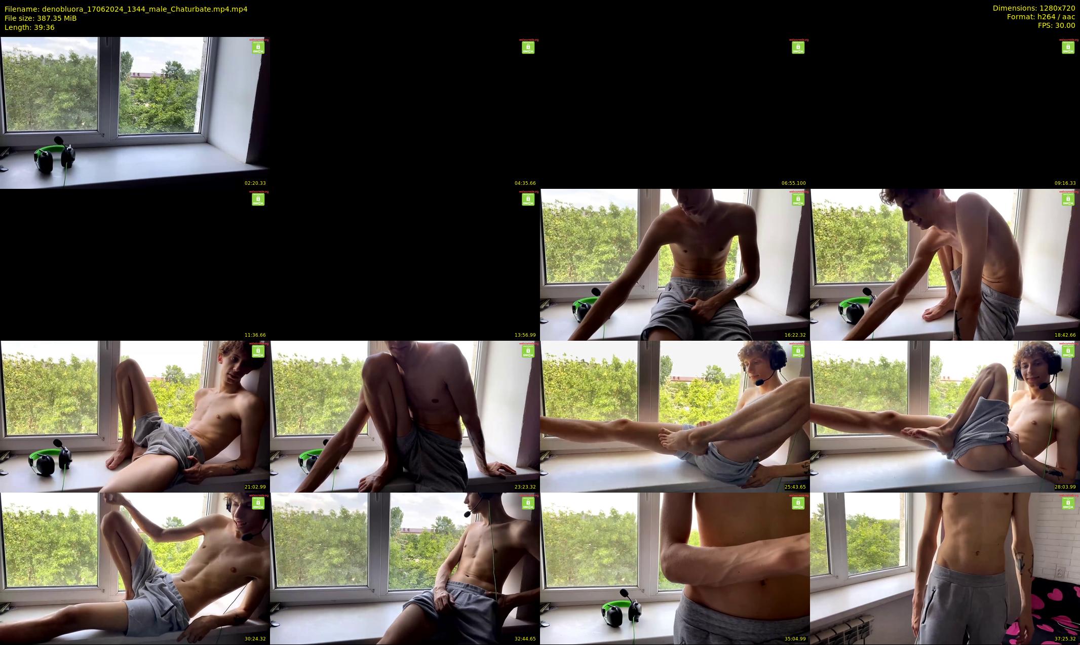 denobluora — 40 minute Chaturbate male cam show recording, 720p, Jun 17, 2024
