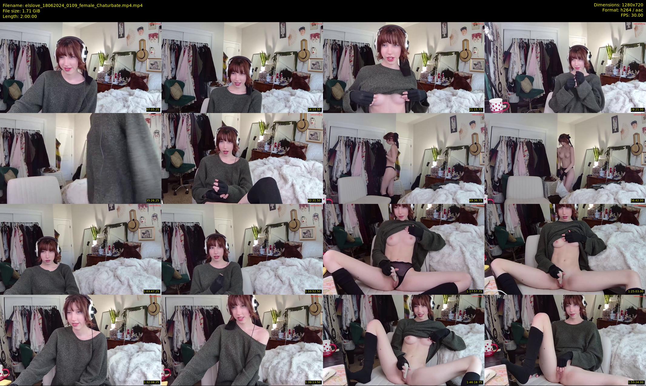 elslove — 120 minute Chaturbate female cam show recording, 720p, Jun 18, 2024