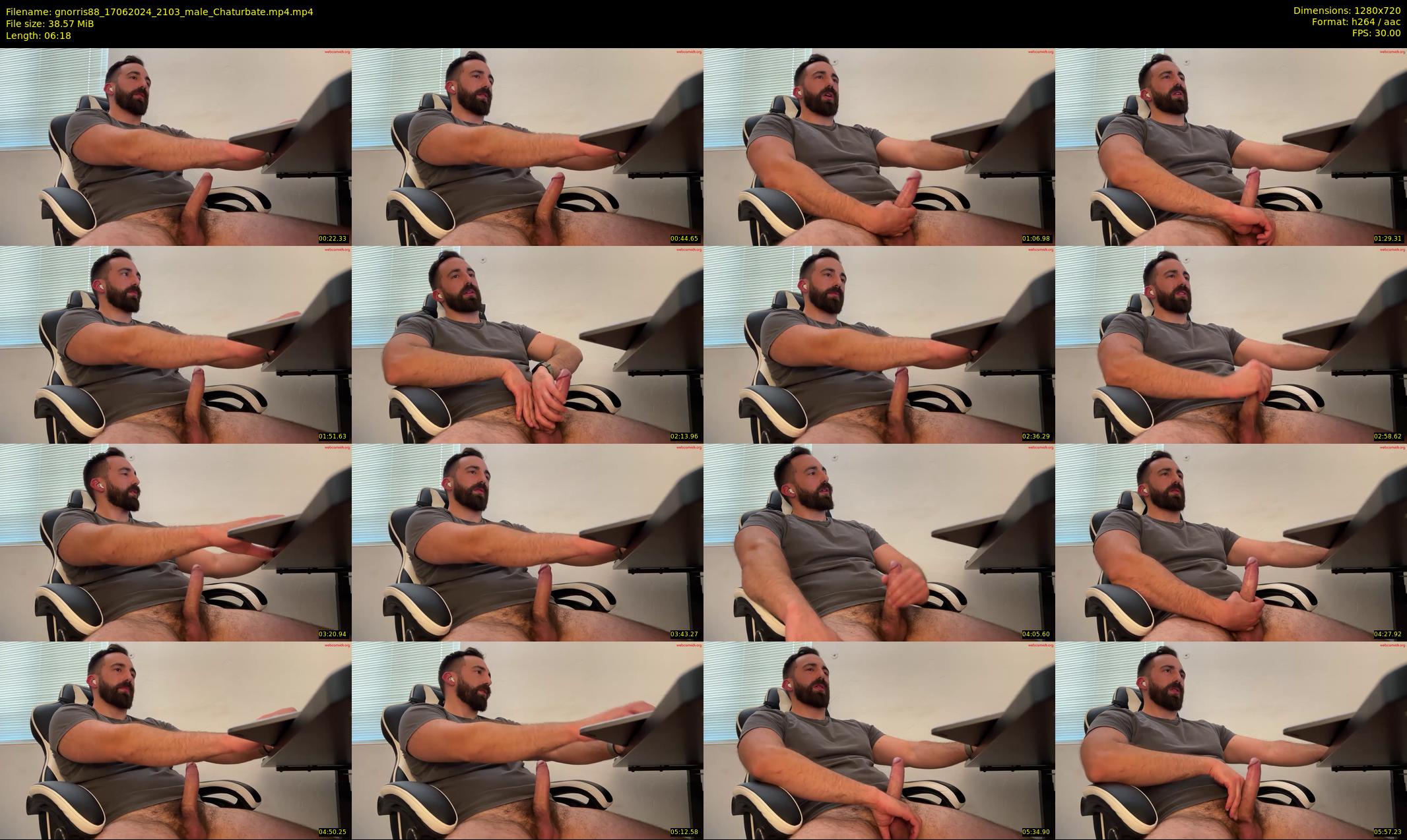 gnorris88 — 7 minute Chaturbate male cam show recording, 720p, Jun 17, 2024