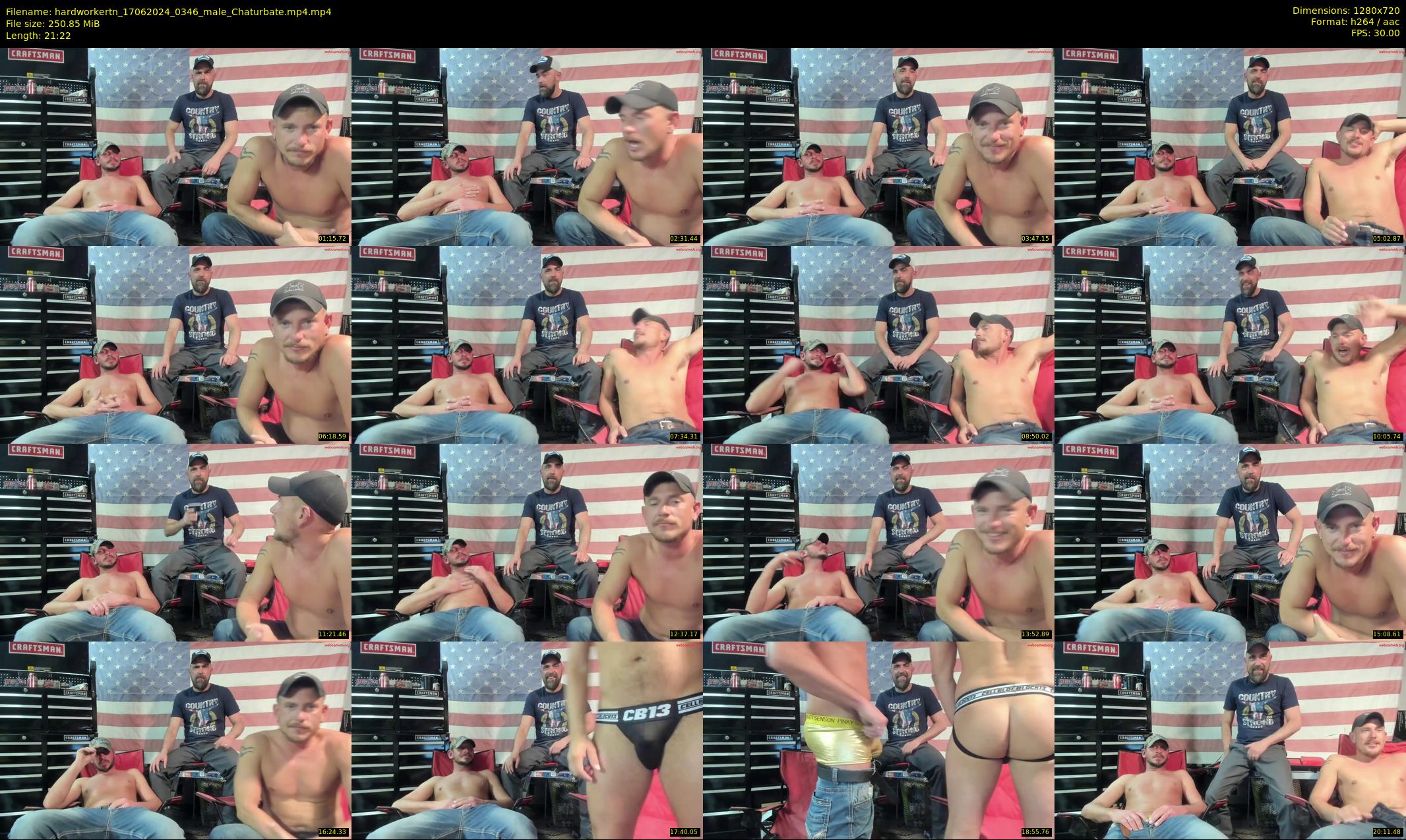 hardworkertn — 22 minute Chaturbate male cam show recording, 720p, Jun 17, 2024