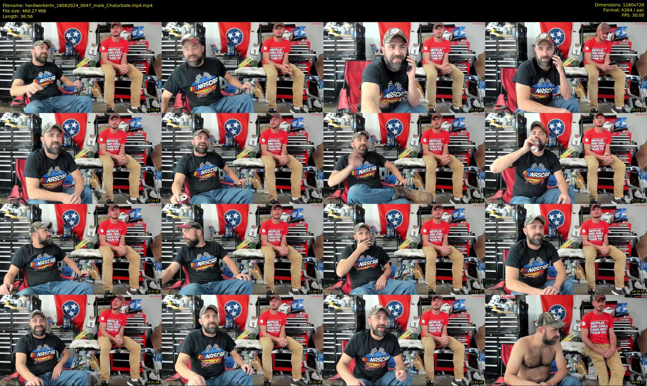 hardworkertn — 37 minute Chaturbate male cam show recording, 720p, Jun 18, 2024