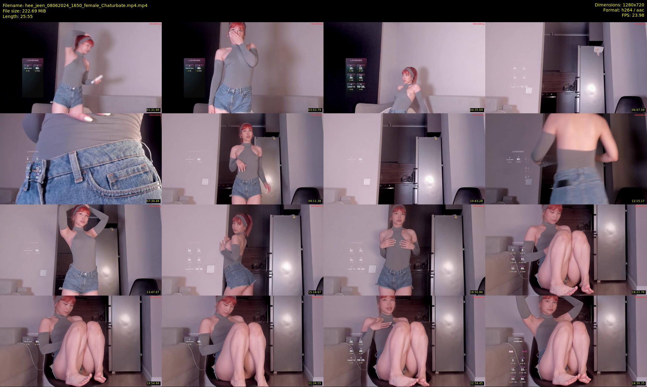 hee_jeen — 26 minute Chaturbate female cam show recording, 720p, Jun 8, 2024