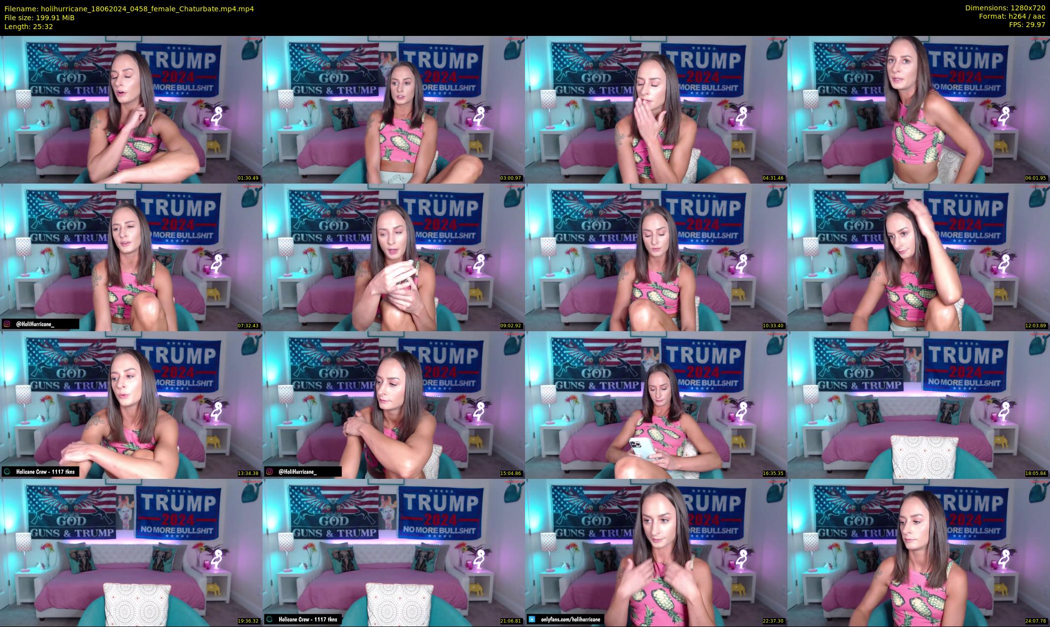 holihurricane — 26 minute Chaturbate female cam show recording, 720p, Jun 18, 2024