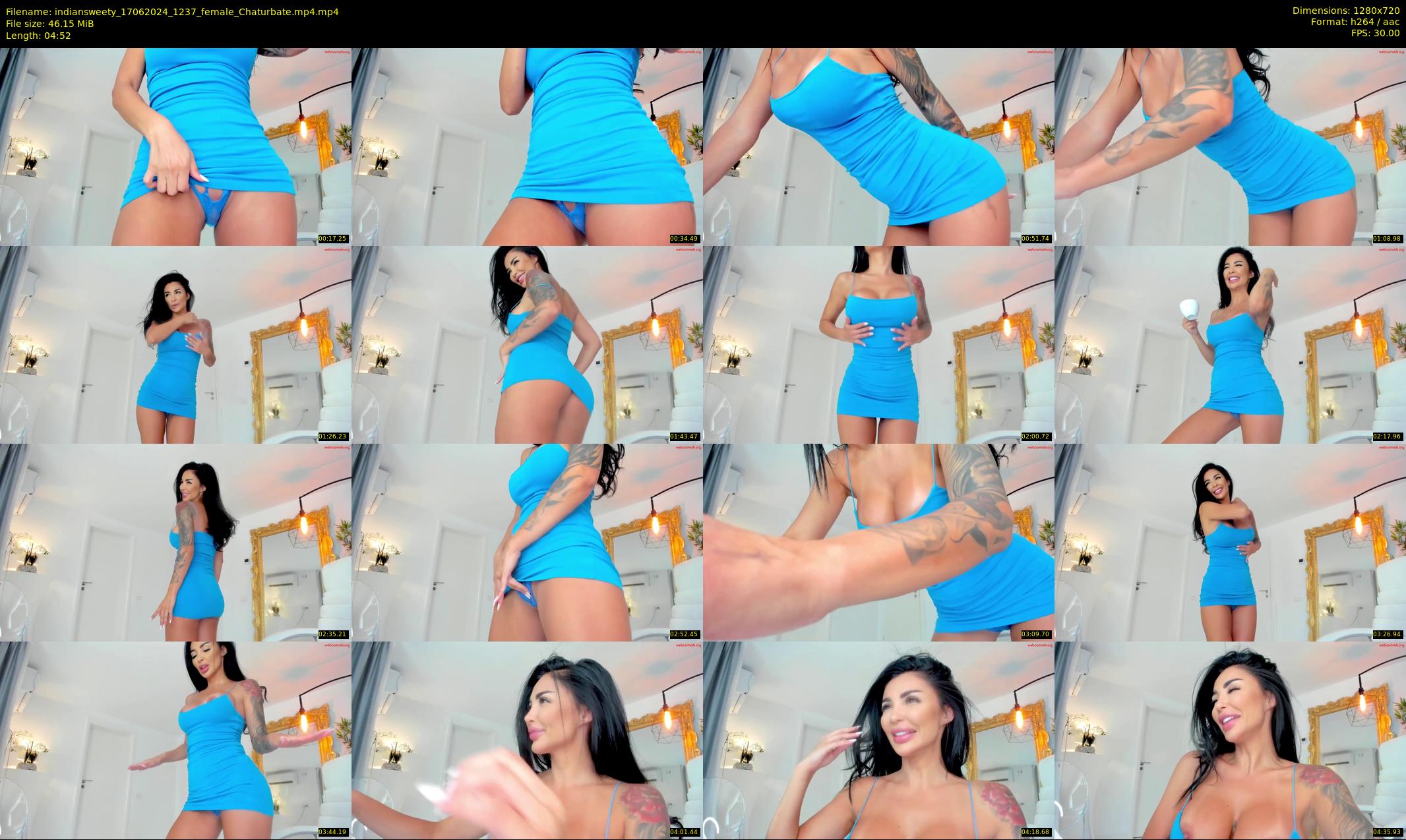 indiansweety — 5 minute Chaturbate female cam show recording, 720p, Jun 17, 2024