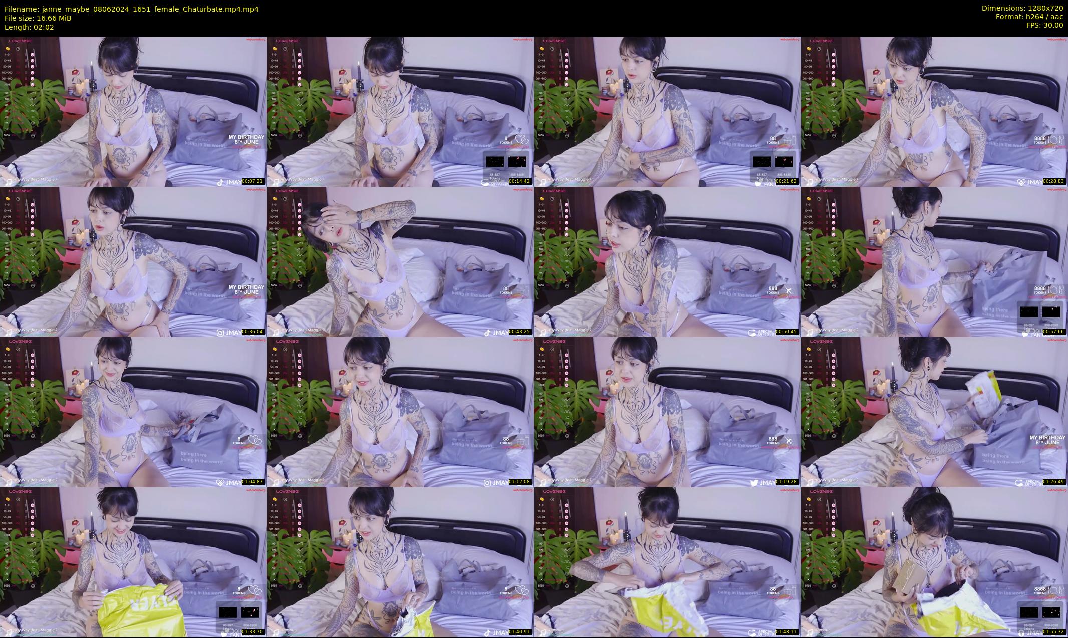 janne_maybe — 3 minute Chaturbate female cam show recording, 720p, Jun 8, 2024