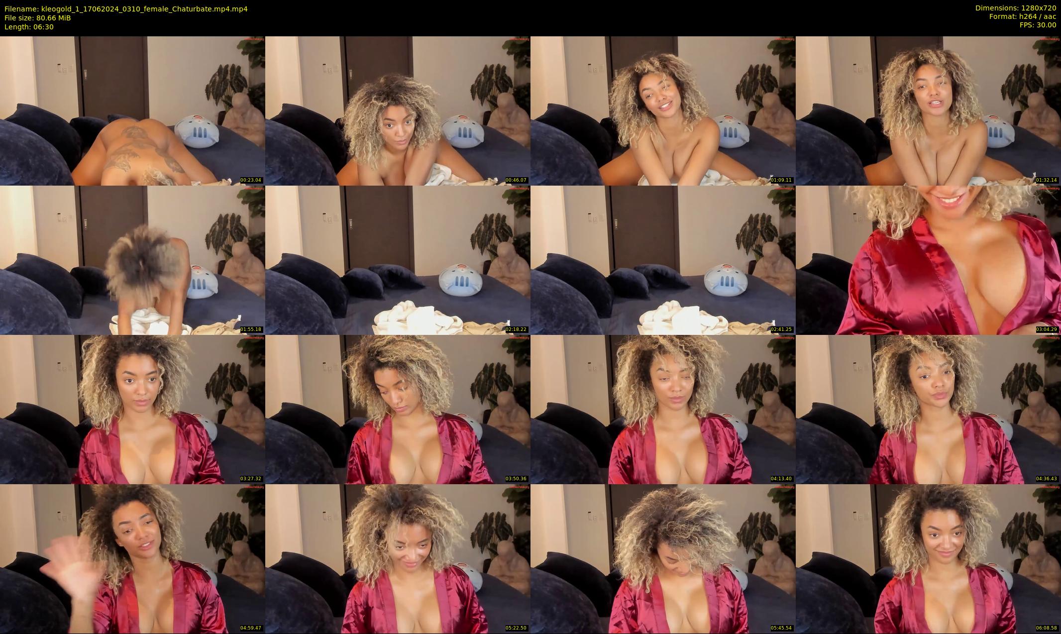 kleogold_1 — 7 minute Chaturbate female cam show recording, 720p, Jun 17, 2024