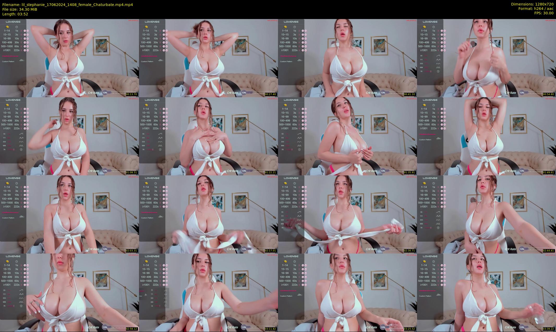 lil_stephanie — 4 minute Chaturbate female cam show recording, 720p, Jun 17, 2024