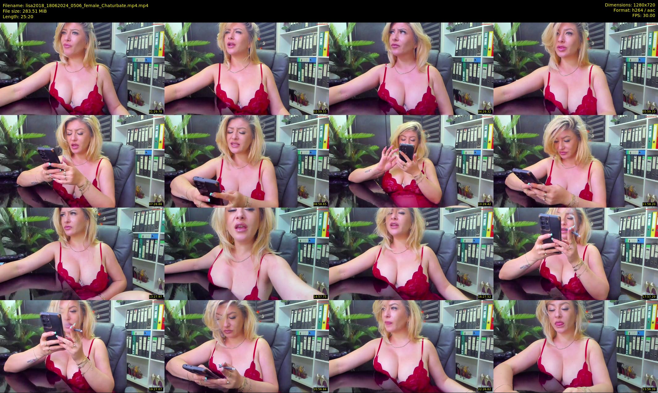 lisa2018 — 26 minute Chaturbate female cam show recording, 720p, Jun 18, 2024