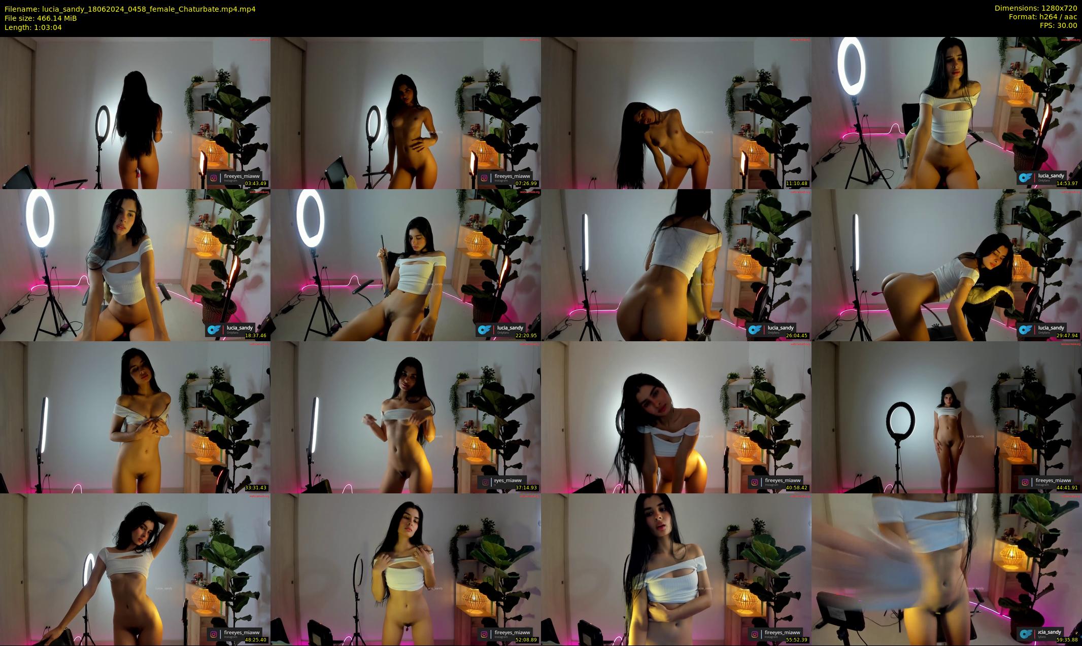 lucia_sandy — 64 minute Chaturbate female cam show recording, 720p, Jun 18, 2024