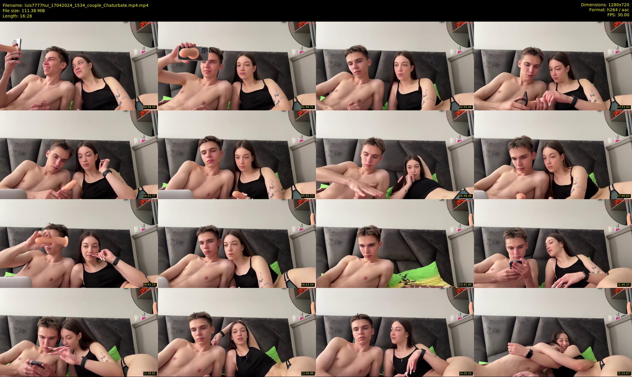 luis7777hui — 17 minute Chaturbate couple cam show recording, 720p, Apr 17, 2024