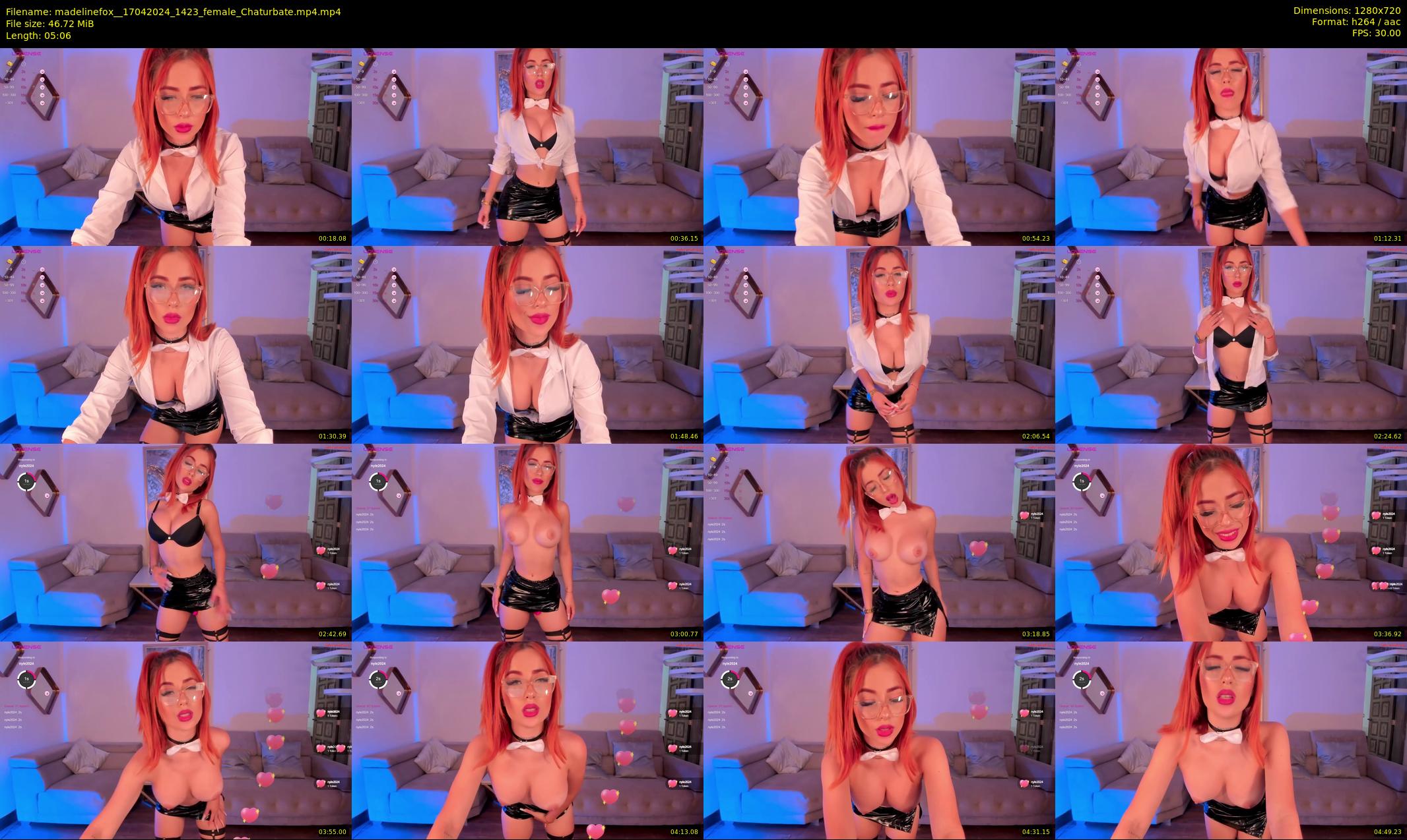madelinefox_ — 6 minute Chaturbate female cam show recording, 720p, Apr 17, 2024