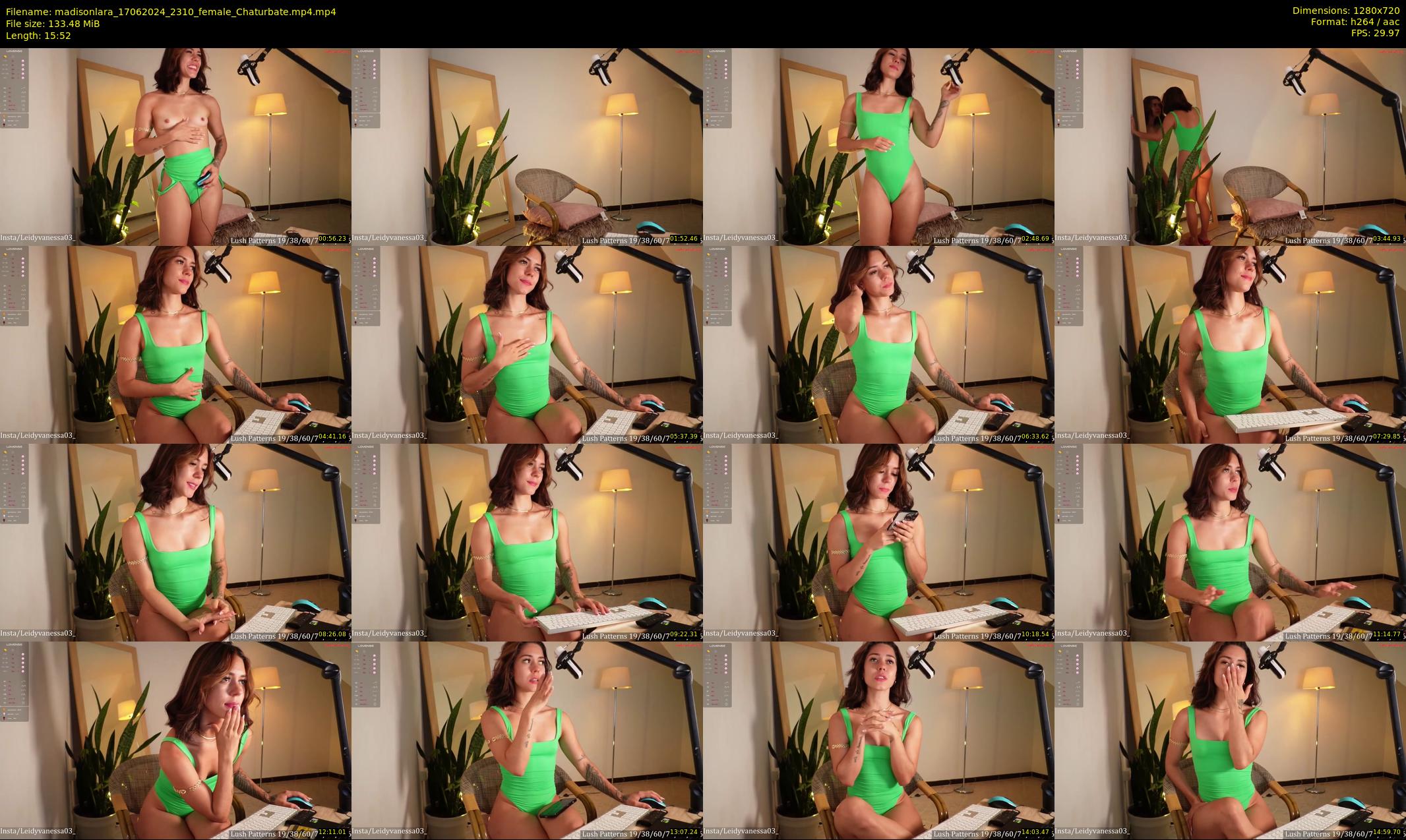 madisonlara — 16 minute Chaturbate female cam show recording, 720p, Jun 17, 2024