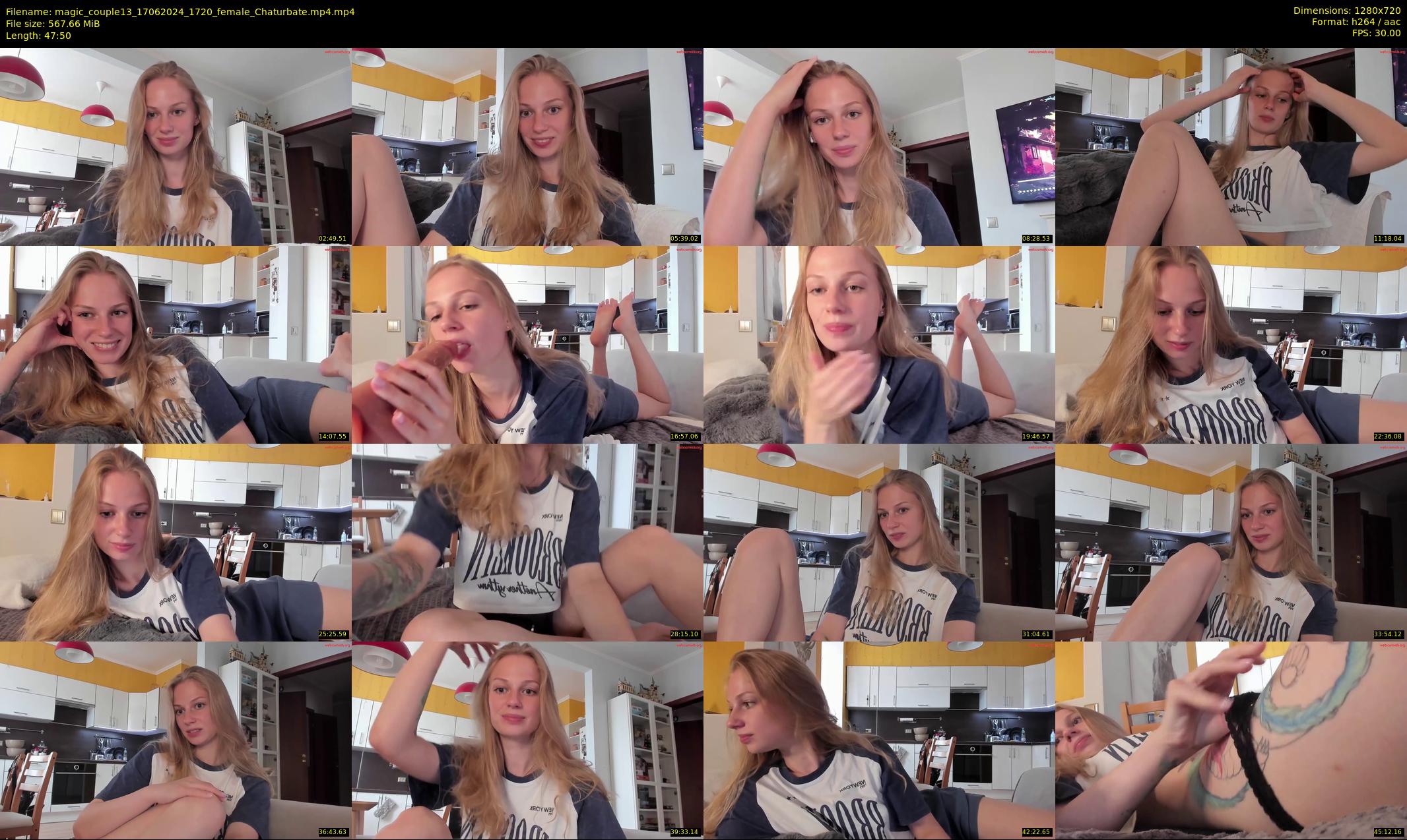 magic_couple13 — 48 minute Chaturbate couple cam show recording, 720p, Jun 17, 2024